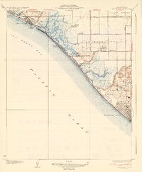 1935 Map of Seal Beach, CA — High-Res, 1935 Print #2 | Pastmaps
